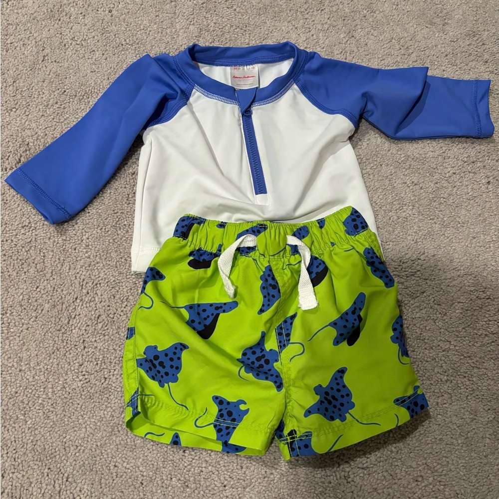 NWOT Hanna Andersson 3-6M Boys Bathing Suit